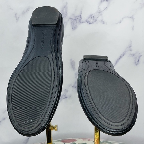 Lucky Brand | ‘Erin’ Black Leather Flats | 10 - Picture 9 of 12